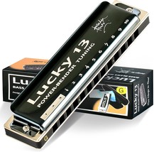 Powerbender G Key For Adults, East Top Lucky 13 Bass Plus Blues Harmonica, 13 - £59.26 GBP