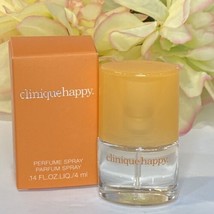 Clinique Happy .14oz/4ml EDP Parfum Perfume Spray New In Box Travel Mini FreeSh - $8.86