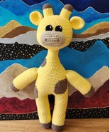 Cuddly Large Giraffe Crochet Pattern, Fun and Easy 20-inch Friendly Gira... - £5.11 GBP