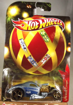 2011 Hot Wheels Holiday Hot Rods 1/4 MILE COUPE Blue w/Gold OH5 Spoke Wheels - £6.67 GBP