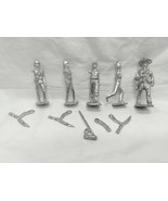 Lot Of (5) Vintage Historical Infantry Lead Miniatures 2-3&quot; - $29.69