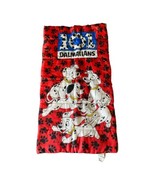 Vintage 90’s Disney 101 Dalmatians Red Children&#39;s Sleeping Bag Sack Mat - £27.64 GBP
