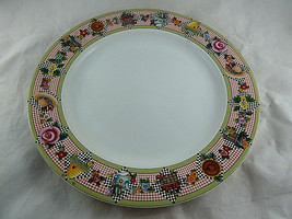 Mary Engelbreit Vintage 1994 Sakura Garden Time 12 1/2" Large Chop Plate - $24.74