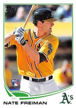 2013 Topps Update #US264 Nate Freiman NM-MT RC Rookie Athletics ID:70890 - $1.67