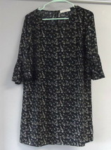 Rokoko Women&#39;s Pajama Top Loungewear R67558-1 Black Floral Size Medium - £6.06 GBP