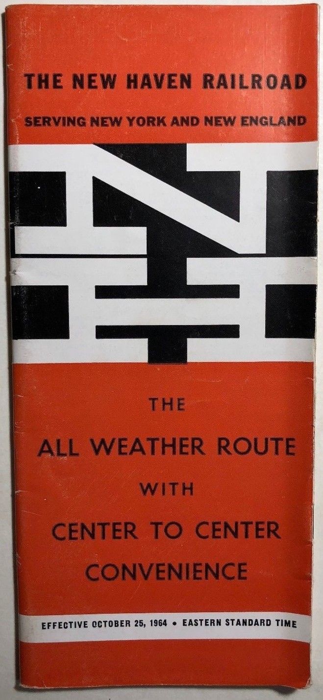 NEW HAVEN RAILROAD Time Tables October 25, 1964 - $9.89