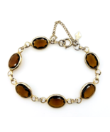 Vintage 1968 Sarah Coventry Golden Autumn Link Bracelet - $32.59 CAD