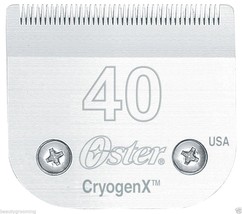 Original OSTER Blade Size 40 Cryogen-X 78919-016 Antibacterial 1/100&quot; / ... - $34.95