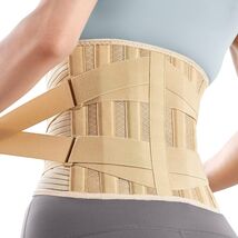 Freetoo  Back Brace for Men Women Lower Back Pain Relief with 6 Stays Me... - $31.00