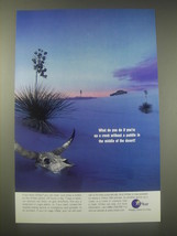 1998 GM OnStar Ad - What do you do if you're up a creek without a paddle - $18.49