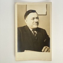 Vintage Man In Suit Tie Portrait Silver Gelatin Photograph 8x5 Inch Print - £15.88 GBP