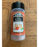 Spice Supreme Pure Ground Nutmeg 1.25oz-New(Package Has Shelf Wear)-SHIP... - $12.52
