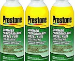 (Pack of 3) Prestone AS761 Summer Performance Diesel Fuel Treatment - 16... - £23.84 GBP