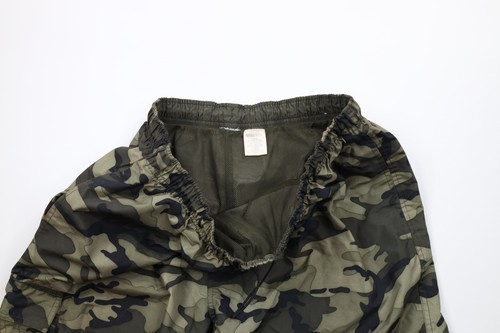 Vintage 90s Mens Size XL Distressed Wide Leg Convertible Cargo Pants Camouflage Item image 12