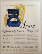 1930 Print Ad Herman Nelson Corporation Architect Building Contractor Moline,IL - £11.16 GBP
