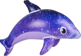  1 PIECE 36 INCH GALAXY DOLPHIN INFLATABLES animal inflate  toy blow up ... - $8.54