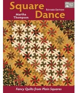 Square Dance Quilt Patterns Fancy Quilts Plain Squares Martha Thompson P... - £11.67 GBP