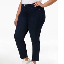 Style &amp; Co Womens Plus 24W Preston Wash Tummy Control Slim Leg Jeans NWT CM42 - £23.11 GBP