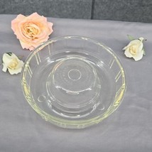 Vintage Pristine Glass Queen Anne Glassbake 8&quot; Ring Mold Bundt Cake Baking Dish - £13.01 GBP