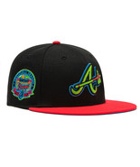 7 1/4 New Era 59Fifty Atlanta Braves Inaugural Patch Neon Hat - $74.98