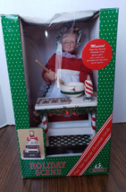 Vintage Holiday Creations Noel Baking Grandma Plays Christmas Songs - £18.68 GBP