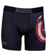 Captain America Performance Mesh Boxer Briefs Marvel Avengers Red Blue S... - $47.37 CAD