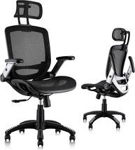 Gabrylly Ergonomic Mesh Office Chair, High Back Desk Chair - Adjustable Headrest - £209.34 GBP