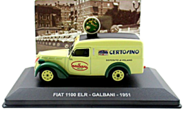 Fiat 1100 Elr Van Galbani Year 1951 Altaya Scale 1:43 Diecast Van Model - £33.34 GBP