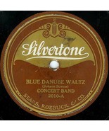 Silvertone 78 #2010 - &quot;Blue Danube&quot; &amp; &quot;Southern Roses Waltz&quot; - Concert Band - £5.46 GBP
