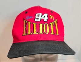 Bill Elliott Vintage 1995 Snap Back Hat Licensed Nascar # 94 McDonalds C... - $24.18
