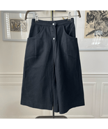 Vintage Early 60s Black Wool Coulottes XXS - $39.95 CAD