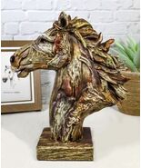 Faux Driftwood Equine Beauty Mustang Horse Head Desktop Plaque Sculpture... - €24,03 EUR