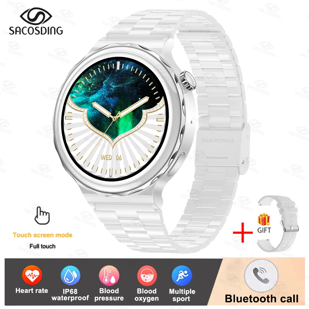 Bluetooth Call Smart Watch Women 1.32 inch 390*390 HD Screen Ladies Smar... - $125.81