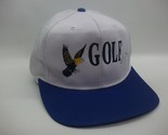 Eagle Golf Hat Blue White Snapback Baseball Cap - £15.73 GBP