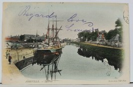France Abbeville Le Port c1904 Postcard L14 - £5.55 GBP