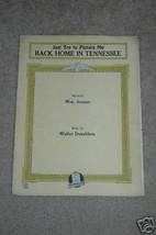 Just Try to Picture Me Back Home in Tennessee 1915 Sheet  Music by Jerome and Do - £1.18 GBP
