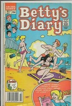 Betty&#39;s Diary #4 ORIGINAL Vintage 1986 Archie Comics GGA Double Bikini - £15.81 GBP