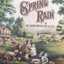 Spring Rain Postcard Reprint 80s Unposted - $12.99