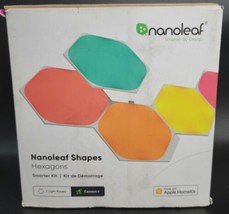 Nanoleaf Shapes WiFi and Thread Smart Hexagons Smarter Kit Wall Lights (... - £95.35 GBP