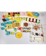 65+ Pc Lot Little People Dog Animals Farm Furniture Cars &amp; More Fisher P... - $135.81 CAD