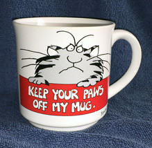 Boynton Cat Keep Your Paws Off My Mug ceramic coffee mug - £19.74 GBP