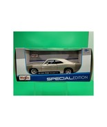 1969 Dodge Charger R/T Hemi Silver 1:25 Diecast Model - Maisto 31256SIL ... - $529.53 MXN
