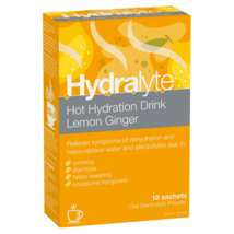 Hydralyte Hot Hydration Drink 10 Pack – Lemon Ginger - £60.25 GBP