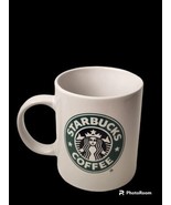  Starbucks 2007  Coffee Mug Cup White Classic Green Mermaid Logo 11.5 oz - £5.42 GBP