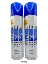 2 Pack Condition 3-in-1 Maximum Hold Hairspray w/ Sunscreen, Unscented 7... - $73.25