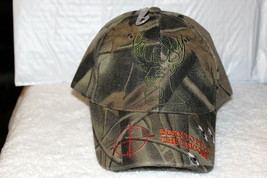 DEER HUNTING BORN TO PULL THE TRIGGER BULET HOLE BASEBALL CAP ( CAMOUFLA... - £8.62 GBP