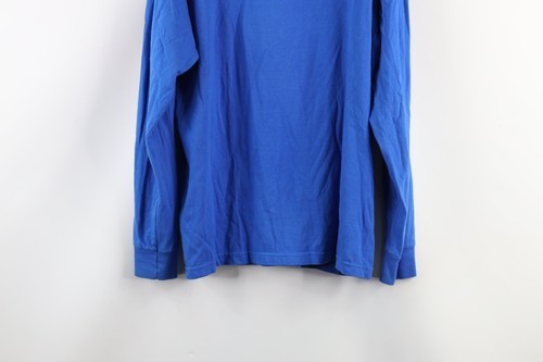 Vintage 90s Hurley Mens Large Faded Spell Out Surfing Long Sleeve T-Shirt Blue Item image 11