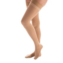 CAROLON Couture Thigh Highs, Regular Length, Silicone Dots, 15-20mmHg Be... - $33.95