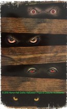 Scary Creepy Peeping Eyes Cling Window Wall Sticker Halloween Horror Decoration - £3.01 GBP