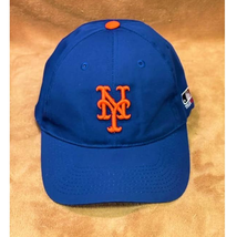 New York Mets, OutDoor Velcroback Cap, Team MLB, Adult Team Colors Blue & Orange - £15.82 GBP